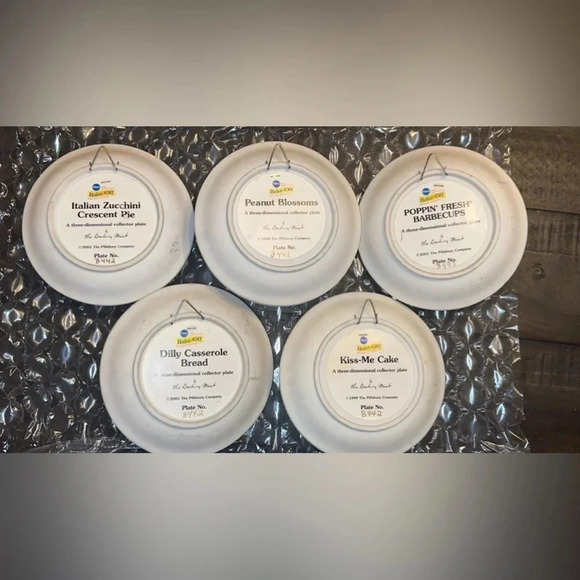 VTG 1999 The Pillsbury Doughboy Danbury Mint Bundle Lot 5 Collectible Plates 3D - Picture 5 of 10